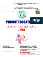 Proiect Educational 1 Iunie