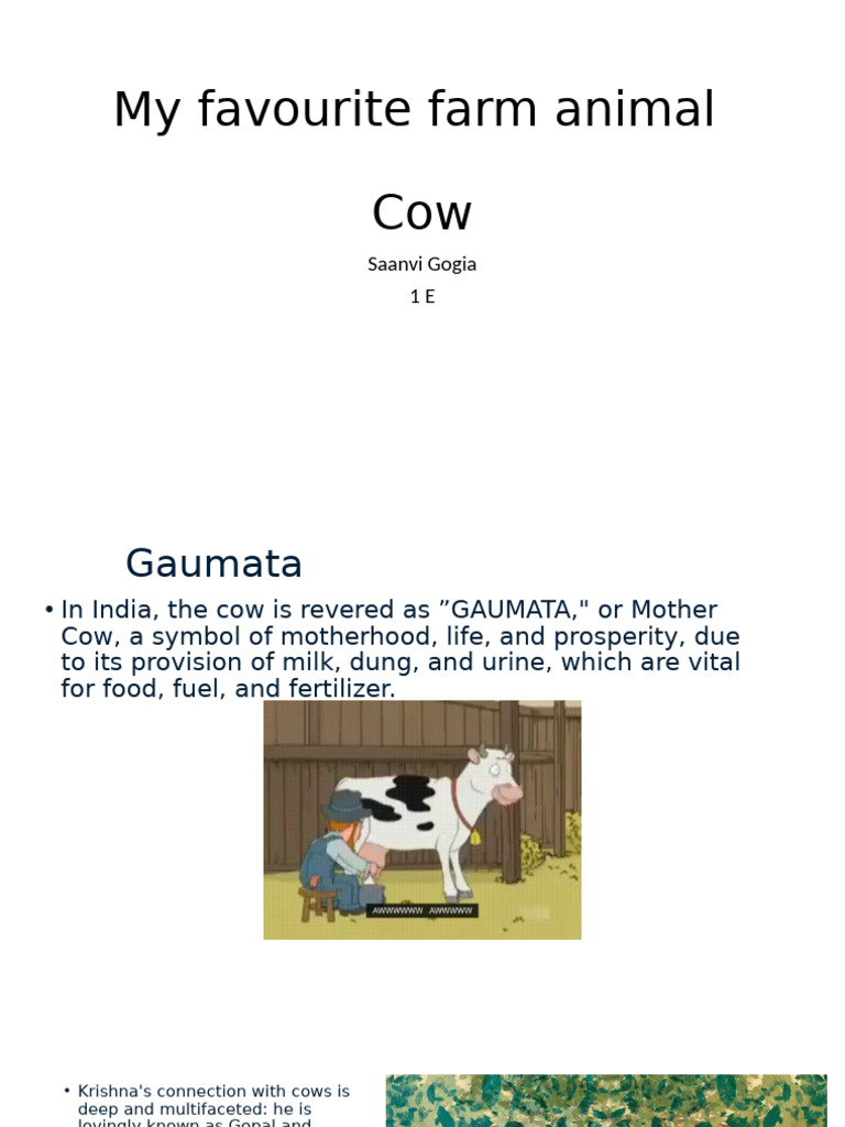 Cow Farm Animal | PDF