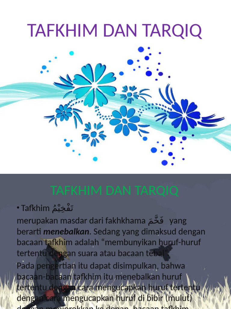 Tafkhim Dan Tarqiq | PDF