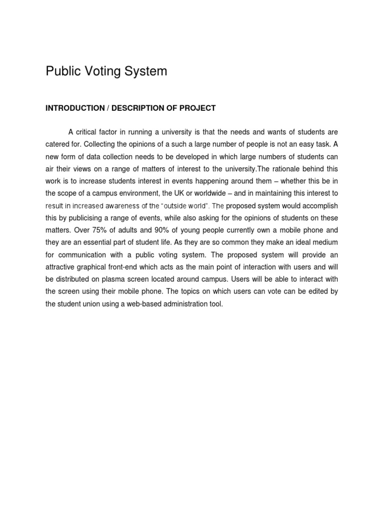 Interactive Mobile Voting System | PDF | Bluetooth | Server (Computing)