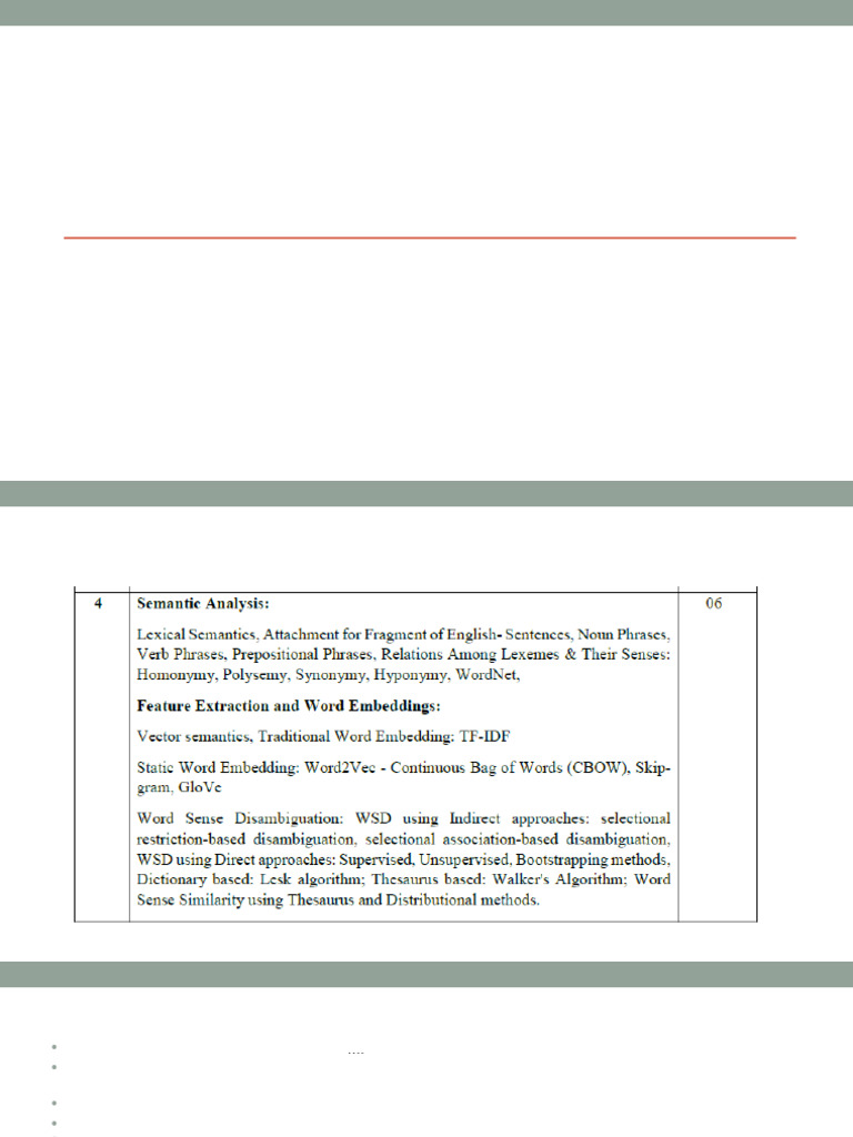Unit 4 - Semantic Analysis | PDF | Lexical Semantics | Grammar