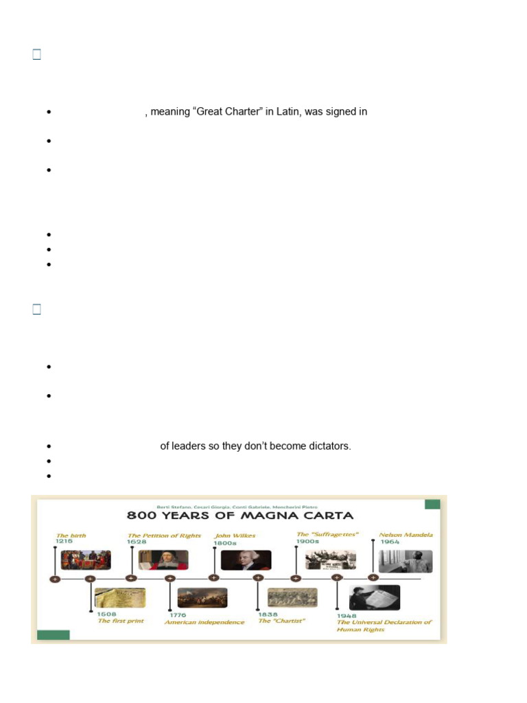 Magna Carta: Foundation of Democracy | PDF | Magna Carta | Rule Of Law