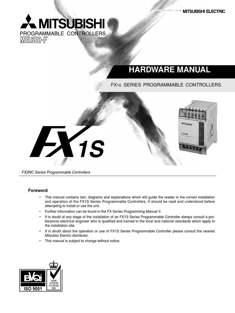 FX1S PLC Series - Hardware Manual - 0900766b80082eec | PDF | Power ...