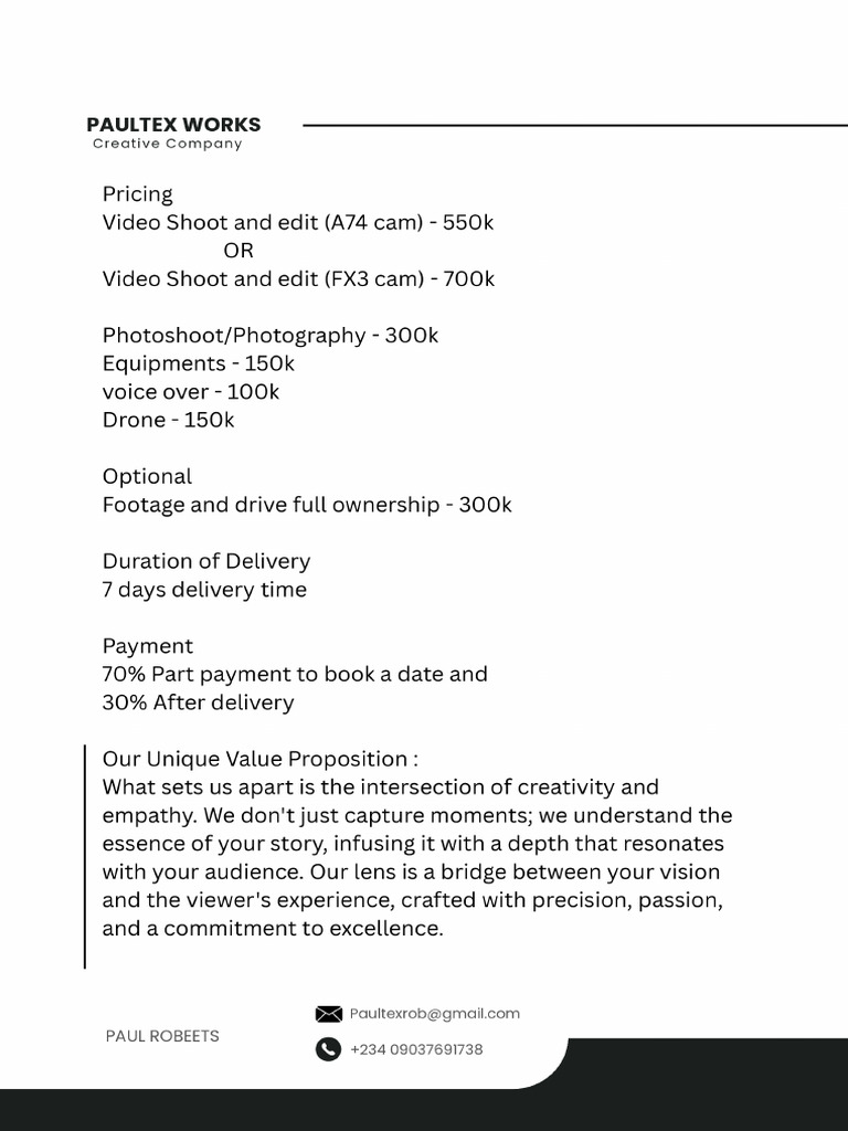 Mini Estate Business Proposal | PDF