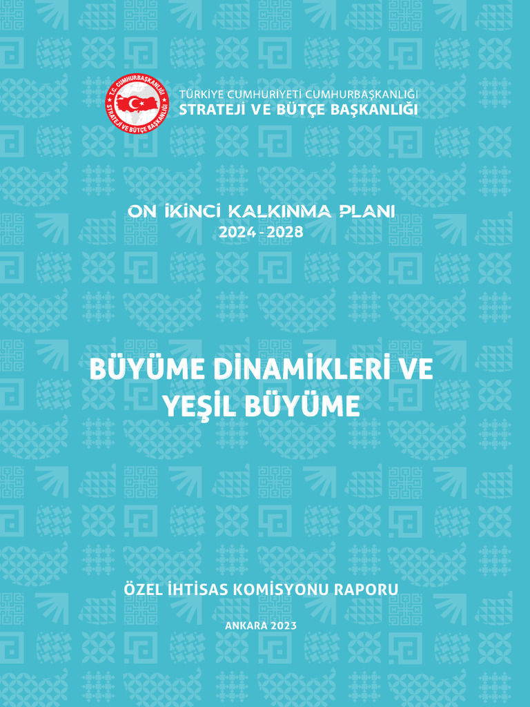 Buyume Dinamikleri Ve Yesil Buyume Ozel Ihtisas Komisyonu Raporu ...