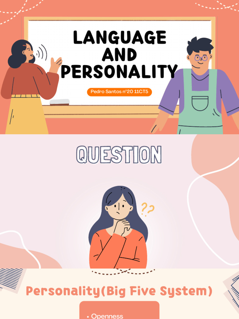 Language's Impact on Personality Traits | PDF | Extraversion And ...
