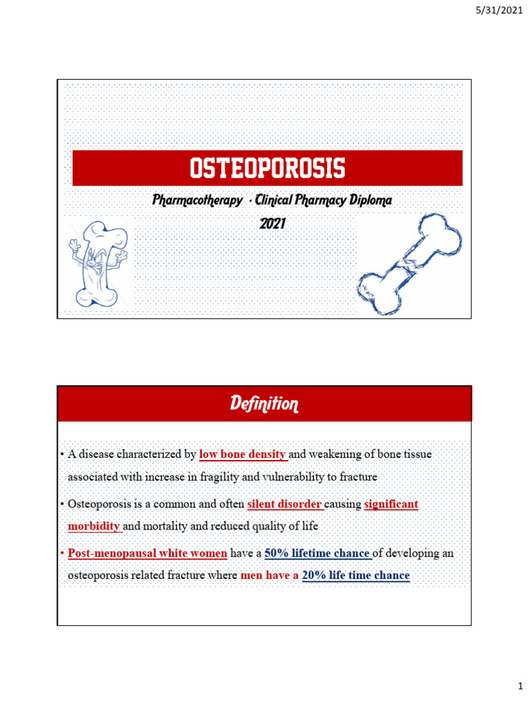 Osteoporosis | PDF | Osteoporosis | Bone