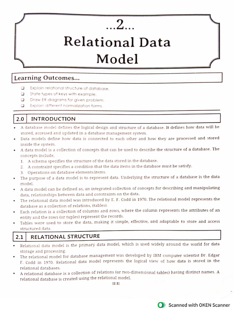 Unit 2 (DBMS) | PDF