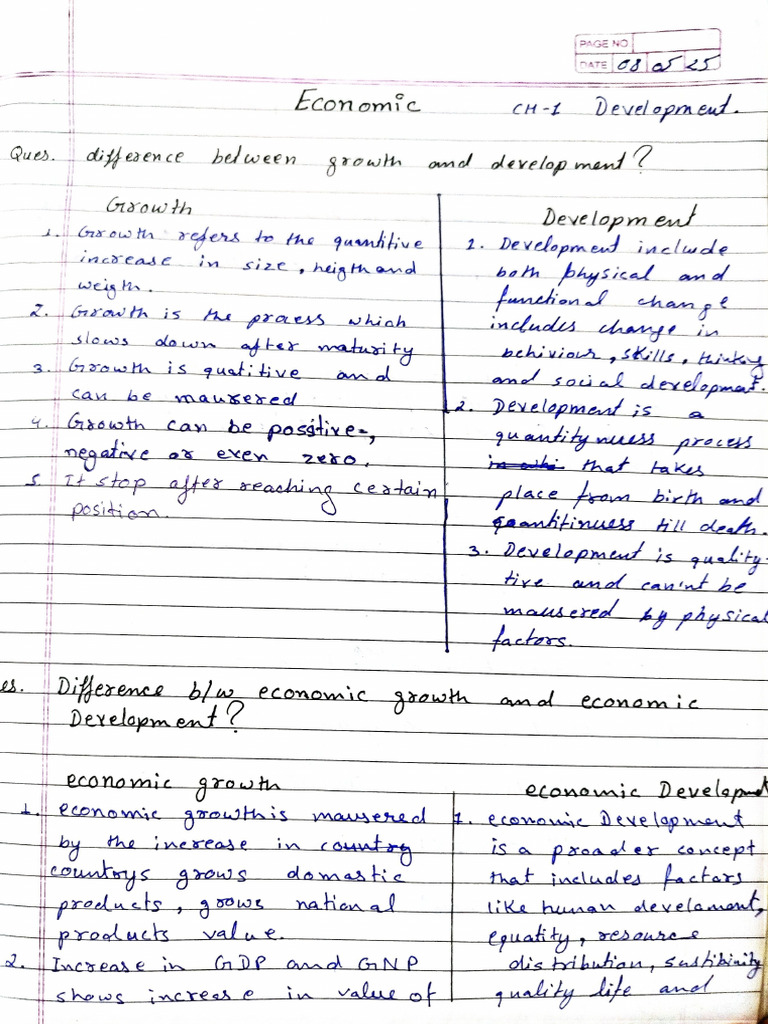 Economics Notes | PDF