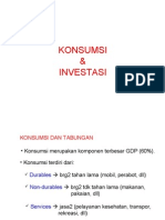 Konsumsi Investasi