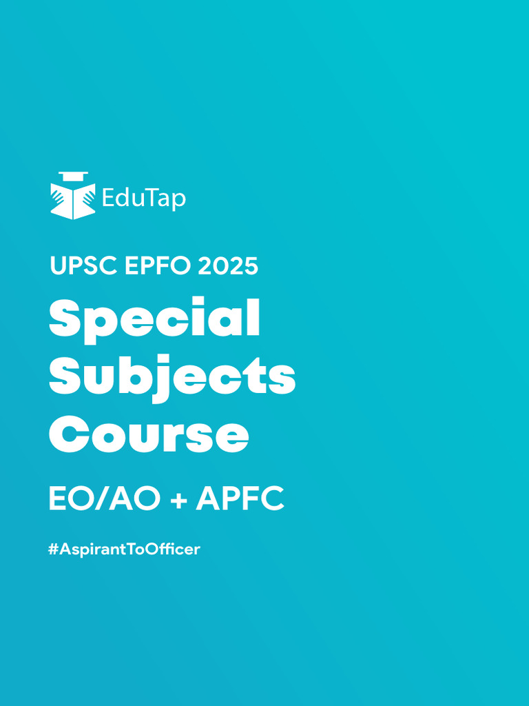 UPSC EPFO 2025 Course Overview | PDF | Tablet Computer | Mobile App