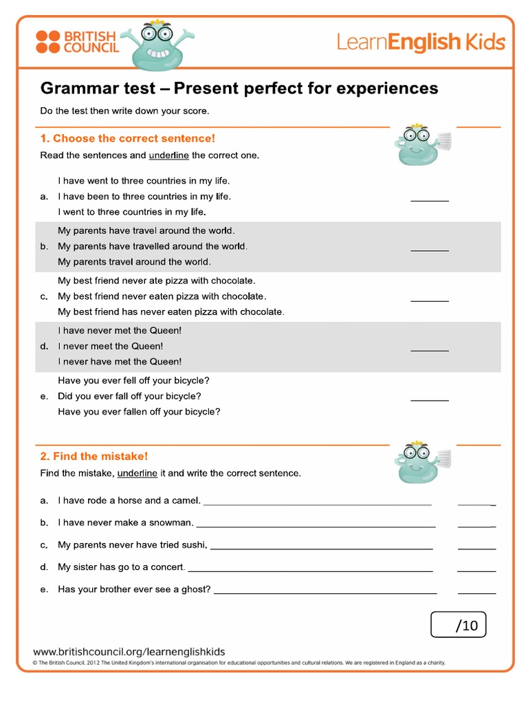Present Perfect 2 | PDF
