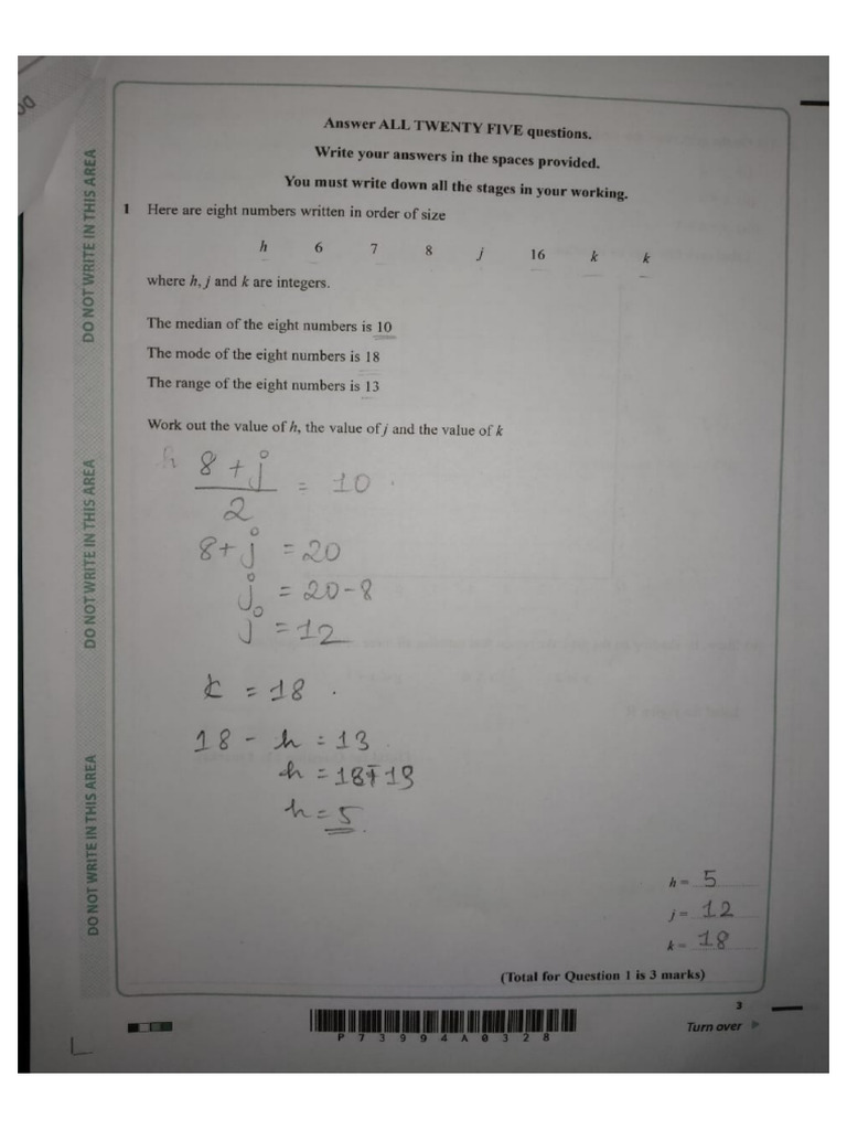 Math Paper 2h | PDF