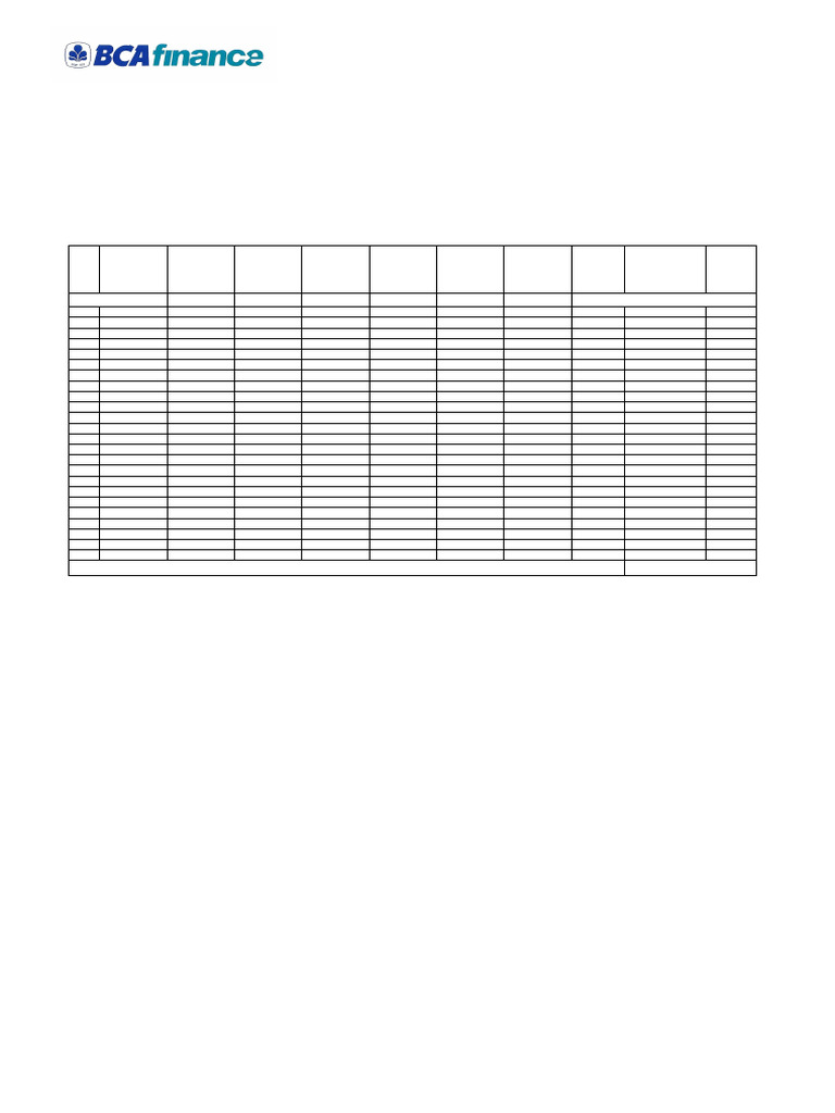 Jadwal Angsuran Fix - Eka Wahyuni | PDF
