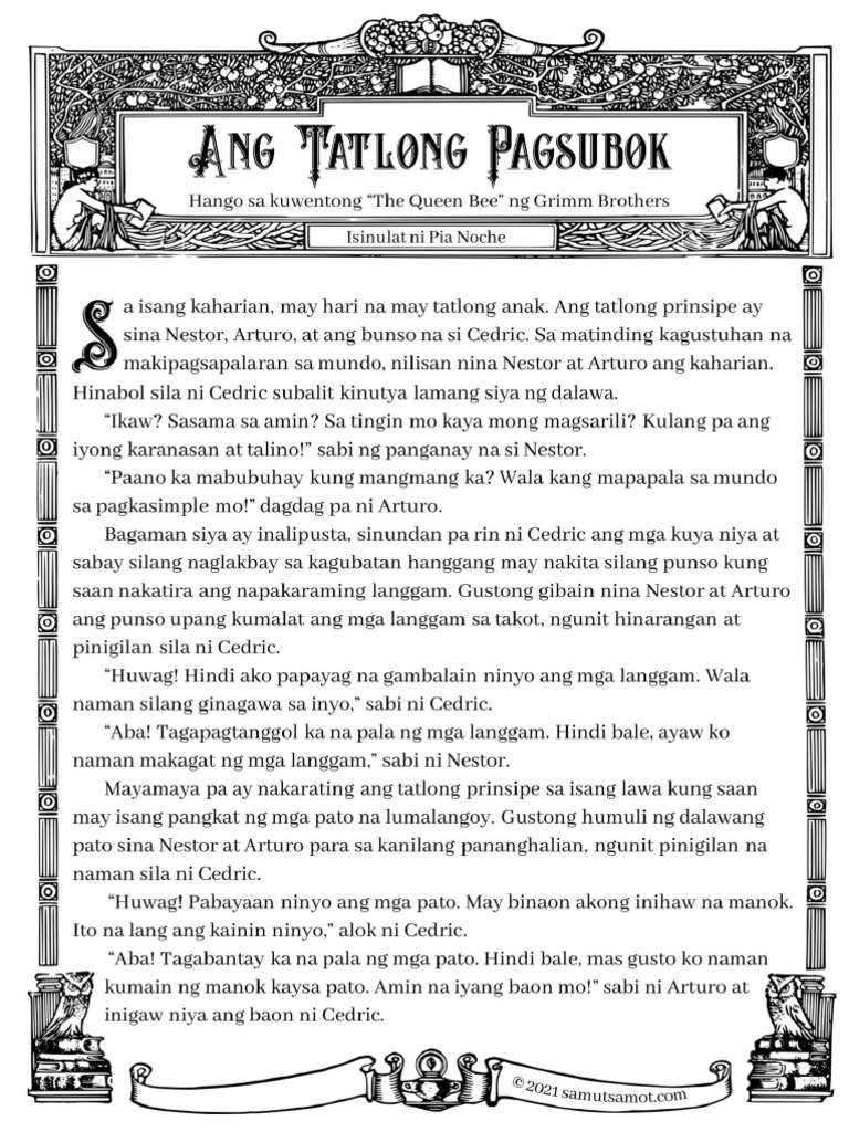 Ang Tatlong Pagsubok | PDF