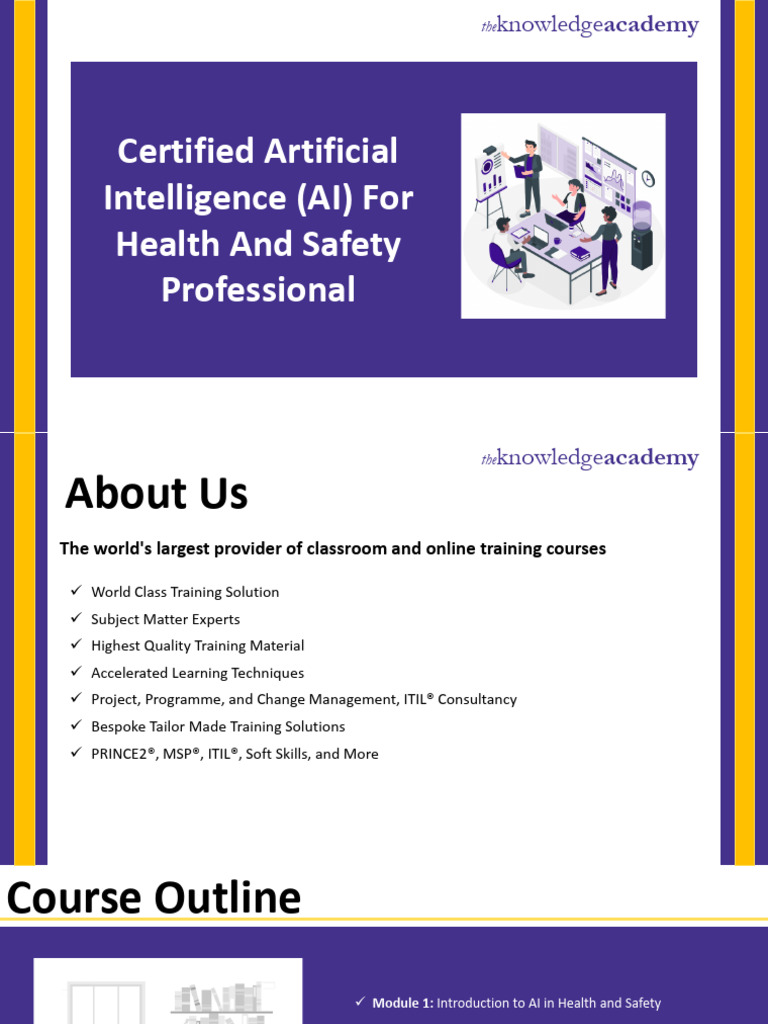 AI in Health and Safety Training Course | PDF | Artificial Intelligence ...
