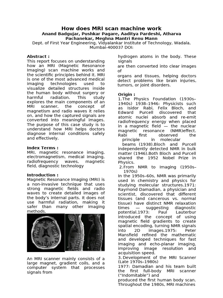 MRI Case Study (2) | PDF | Magnetic Resonance Imaging | Medical Imaging