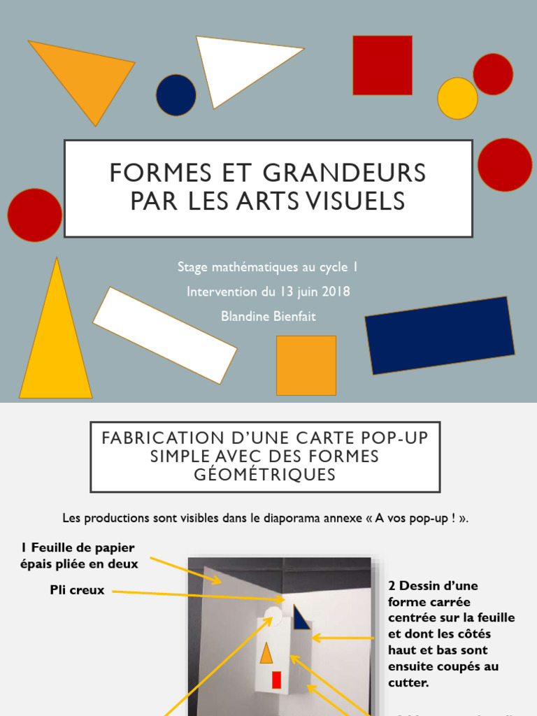 Atelier de géométrie en arts visuels | PDF