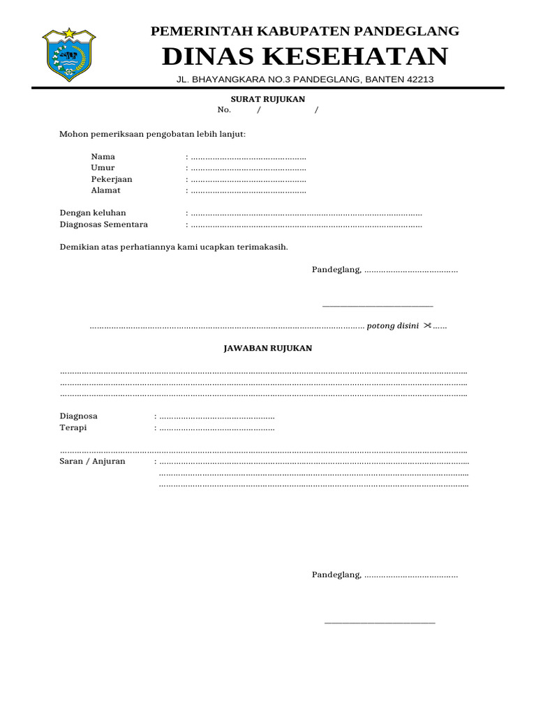 Form Rujukan Revisi | PDF