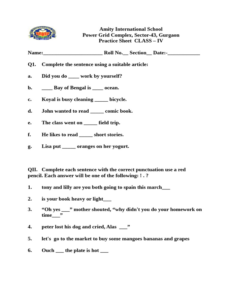 Practice Sheet Round 1 | PDF