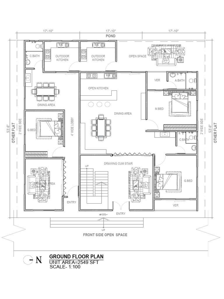 Ground Floor Plan... 2 | PDF | Buildings And Structures
