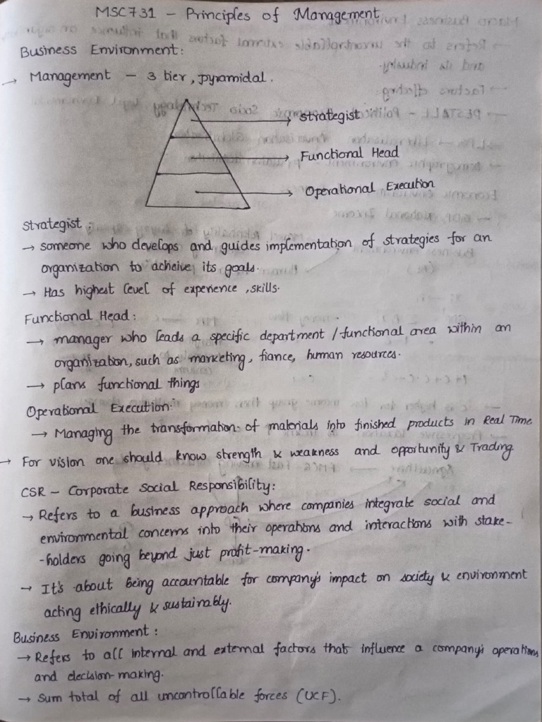 Management Notes-1 | PDF