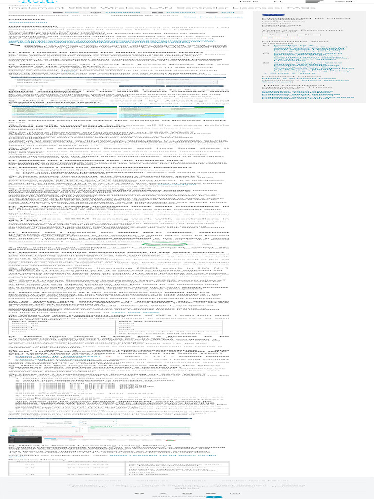 9800 WLC Licensing FAQs Explained | PDF | File Transfer Protocol ...