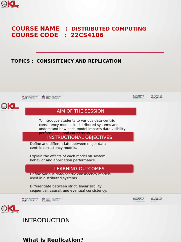 Consistency and Replication | PDF | Replication (Computing ...