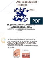 JD Anticoagulacion Manejo 2012