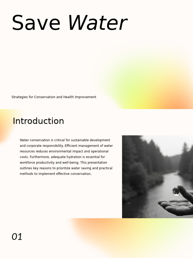 Save Water | PDF | Water Conservation | Water