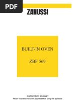 Download Zanussi ZBF 569 Oven Manual by Joohls SN94958200 doc pdf