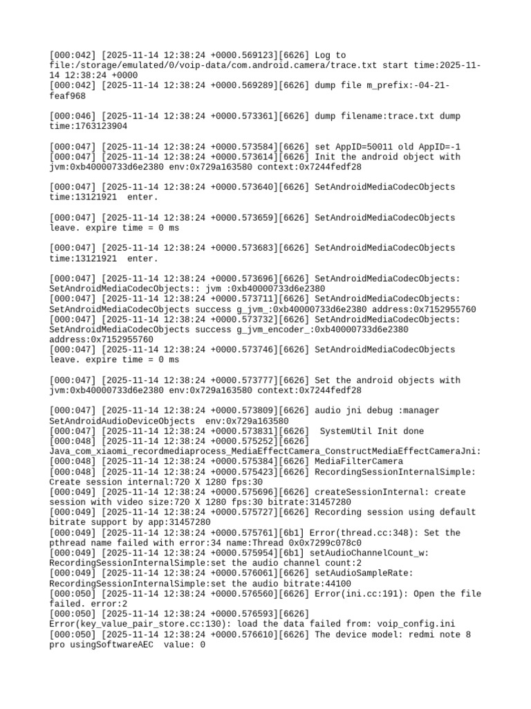 Android Camera Log Analysis | PDF | Shader | Computing