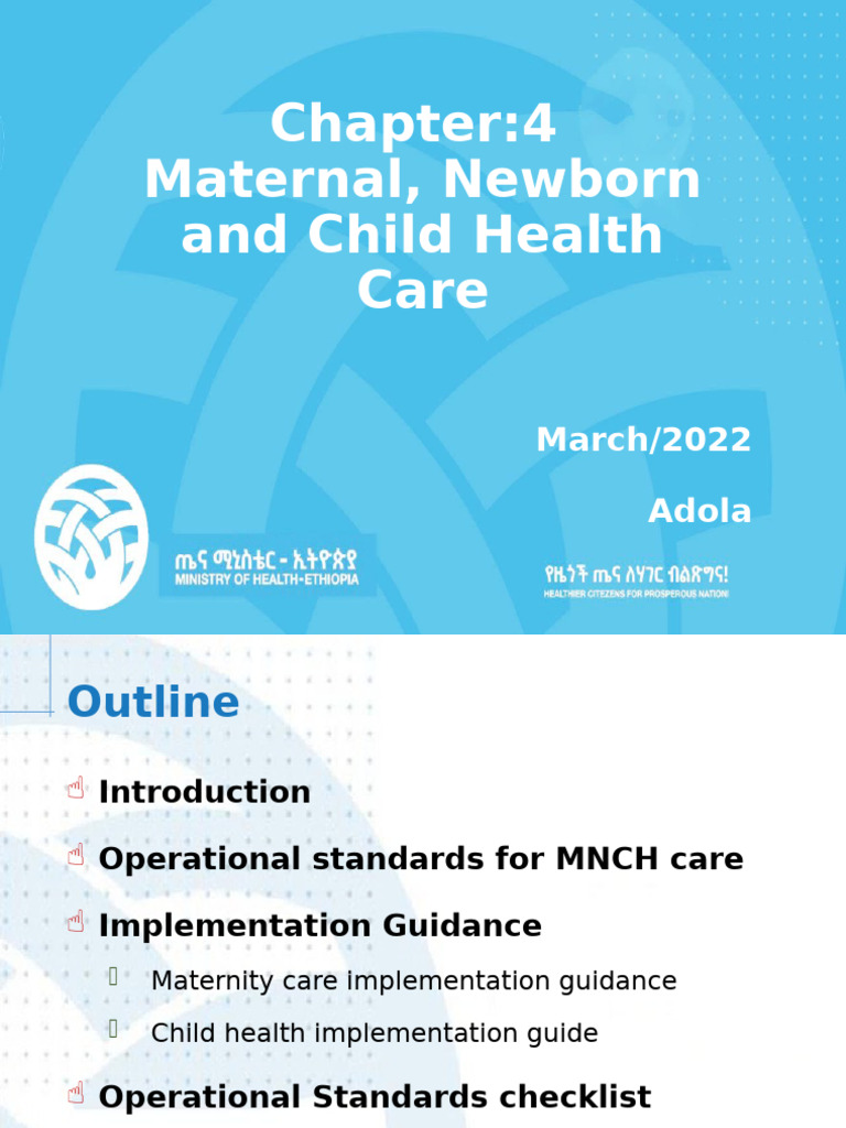 Chapter 4 MNCH | PDF | Childbirth | Pregnancy