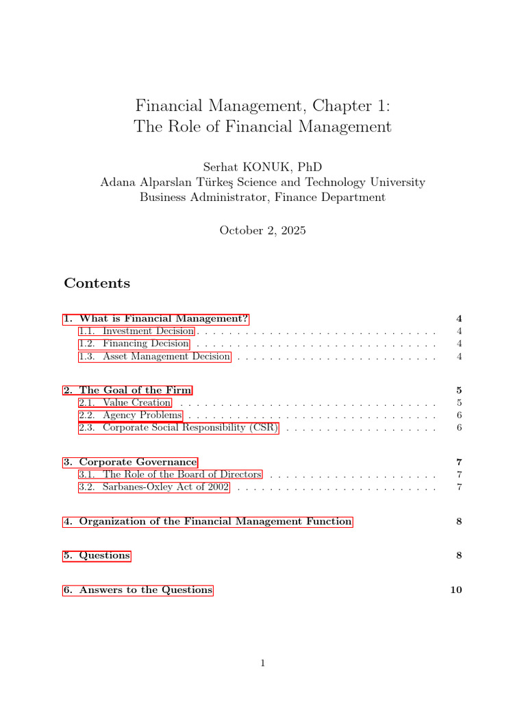 Financial_Management--I--Van_Horne--Chapter 1--The_Role_of_Financial ...