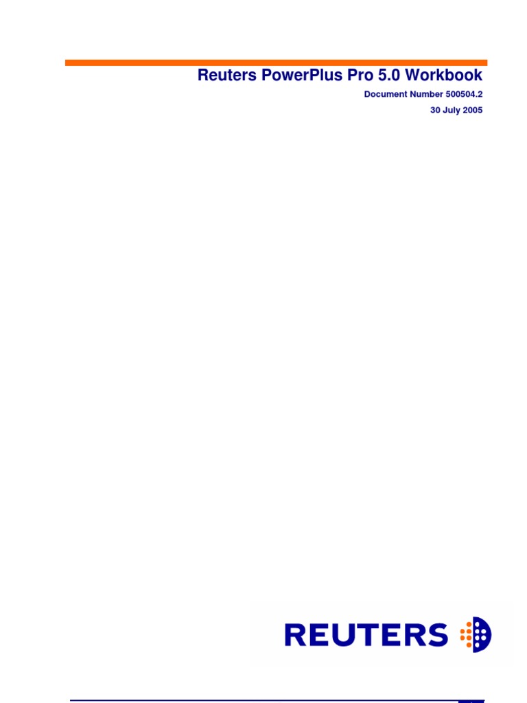 Reuters Workbook89626 | PDF | Swap (Finance) | Yield Curve