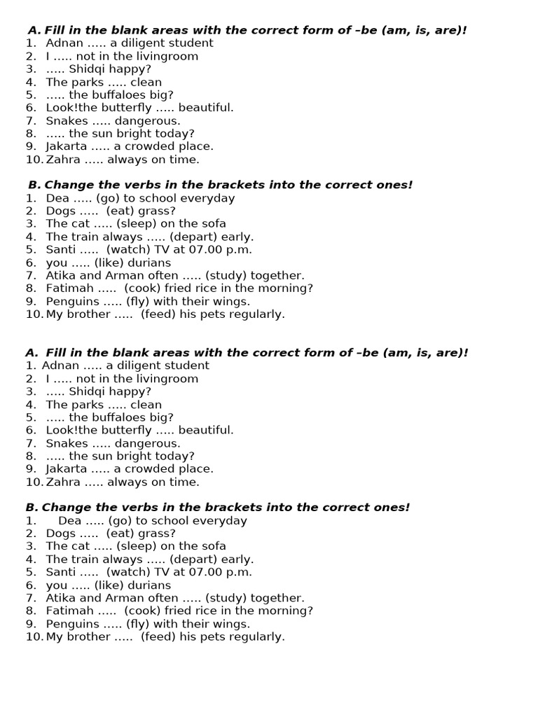 Fill in the Blanks: Verb Forms Practice | PDF | Chess Openings | Chess