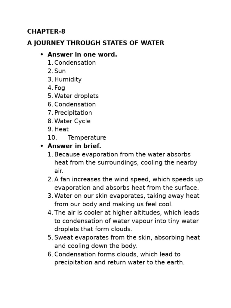 Understanding the Water Cycle Dynamics | PDF | Water | Evaporation