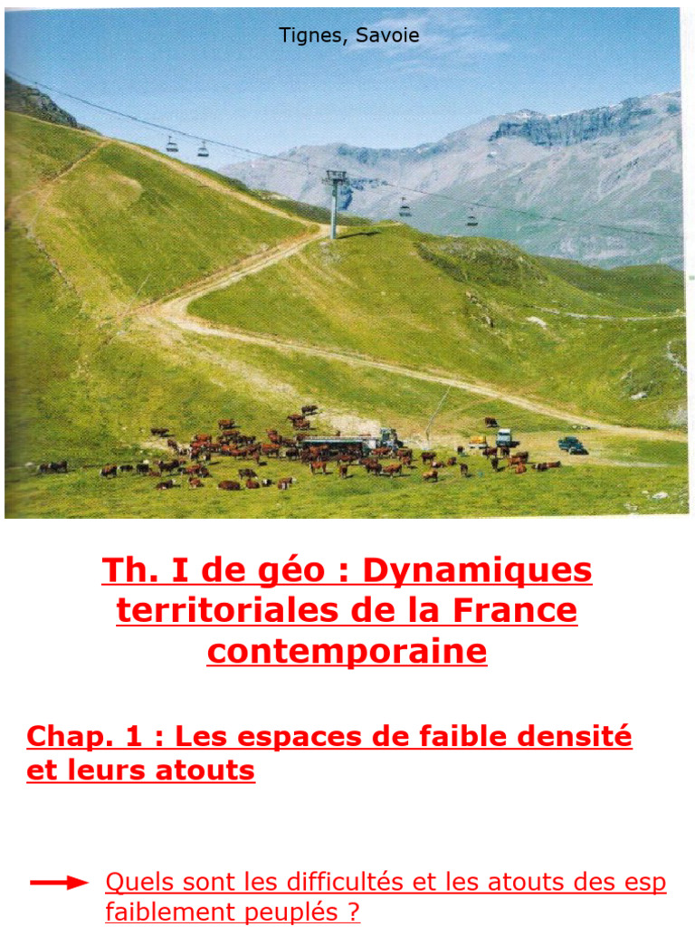 Atouts et défis des espaces ruraux en France | PDF | Tourisme