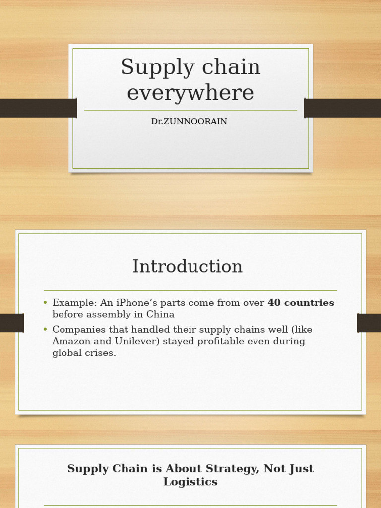 Supply Chain Strategies and Innovations | PDF | Supply Chain | Supply ...