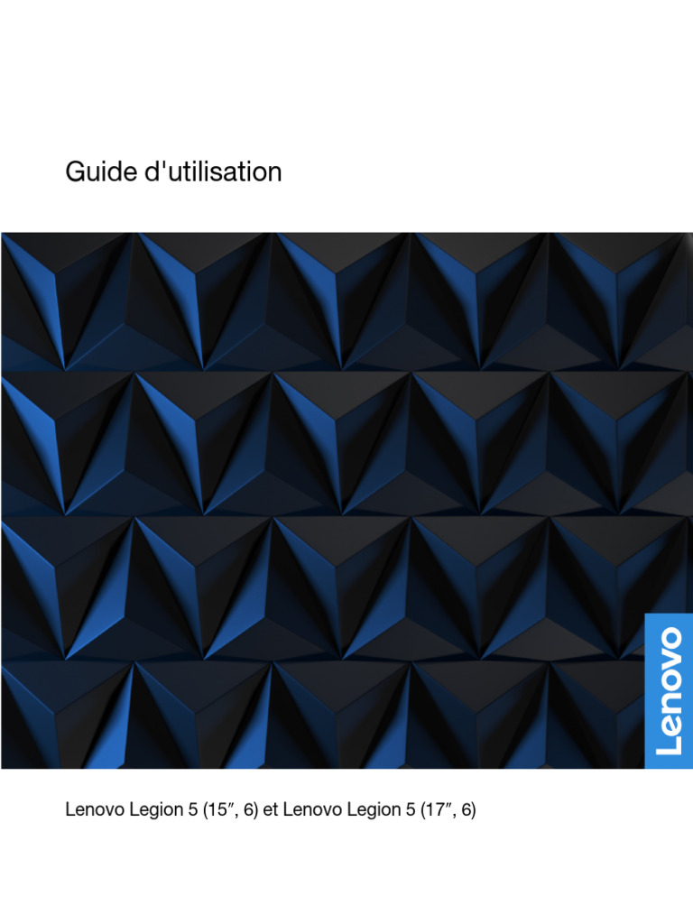 Guide d'utilisation Lenovo Legion 5 | PDF | Lenovo | Système d'exploitation