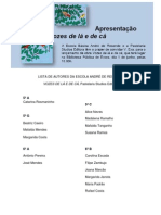 Lista de Autores Da Escola André de Resende