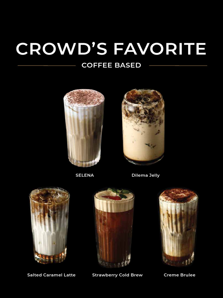 CNB Coffee Menu Highlights | PDF | Coffee | Drink