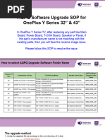 Sharp AQUOS TV Firmware Update Guide | PDF | Usb Flash Drive | Usb