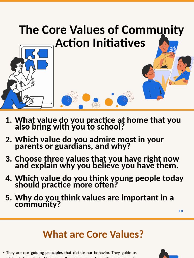 Core Values in Community Action | PDF | Social Equality | Rights