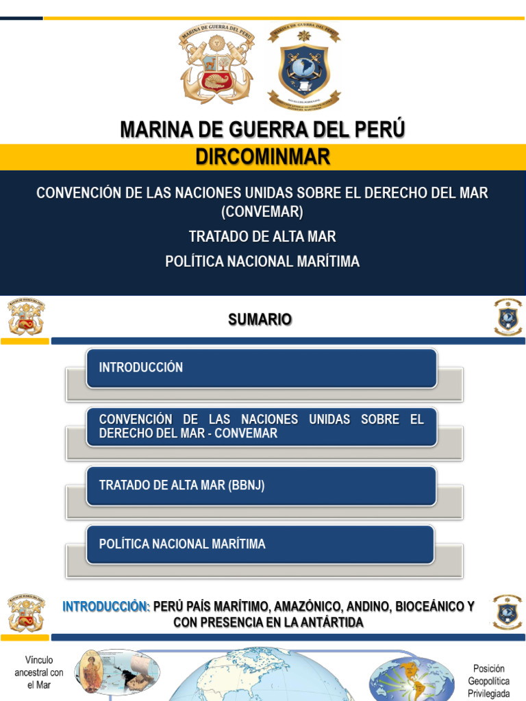 Version Difusión Resumen Convemar Bbnj Pnm | PDF | Convención de las ...