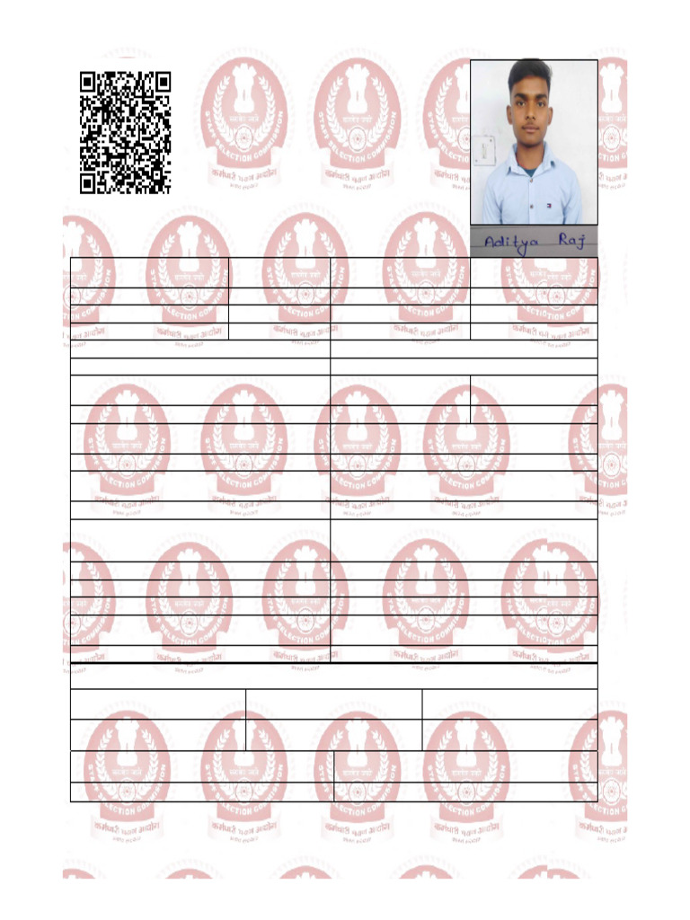 Incomplete Application for CAPF Exam 2022 | PDF