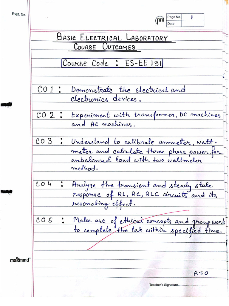 Experiment 1 | PDF