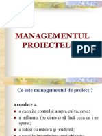 Managementul Proiectelor - Curs Final