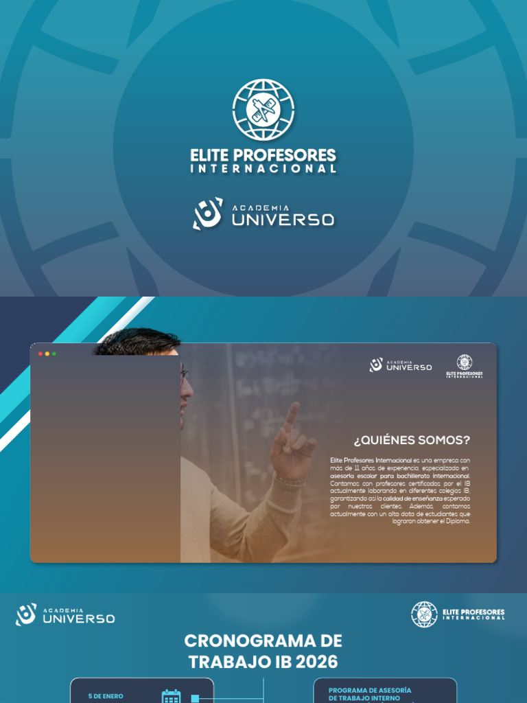 Programa de Clases IB 2026 | PDF