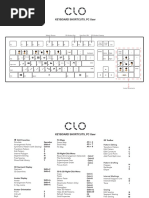 Wilcom E4.2 Shortcut Keys Guide | PDF | Computing | Software